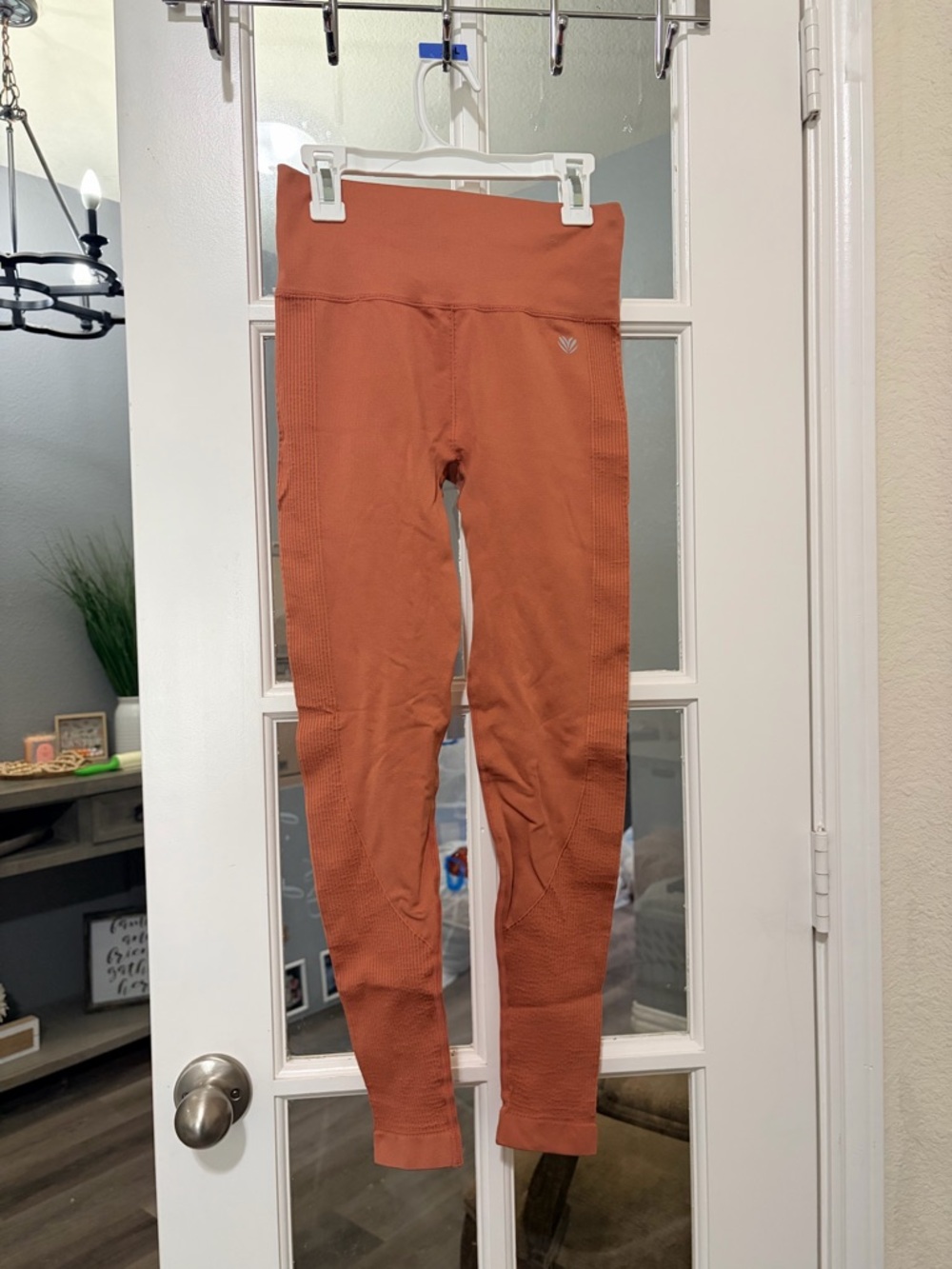Forever 21 Rust Seamless High-Rise Leggings
